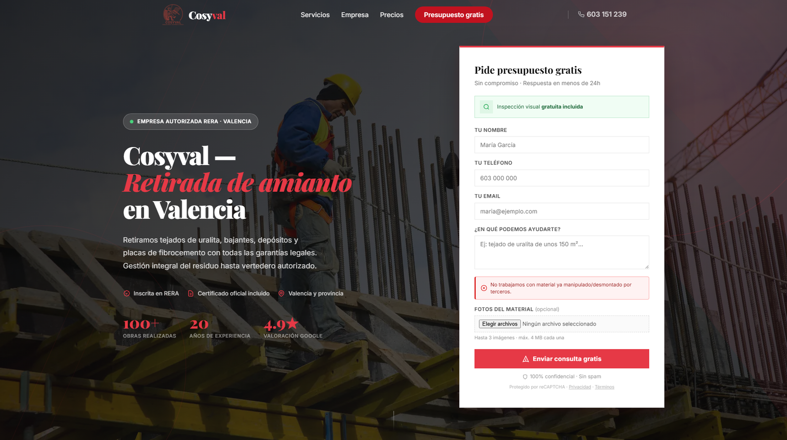 Web de Cosyval